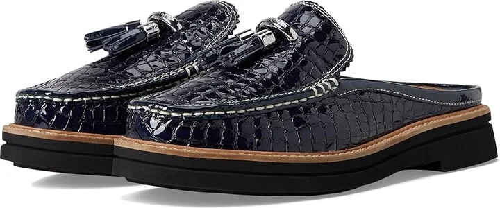 Donald Pliner Lyndall Women's Slippers Navy : 9.5 M, Leather