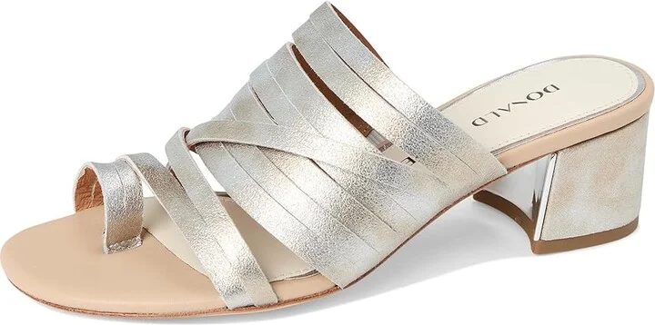 Donald Pliner Marlow Women's Sandals Silver : 6 M, Leather - Image 5