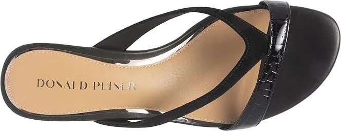 Donald Pliner Mida Women's Sandals Black : 5 M, Leather - Image 2