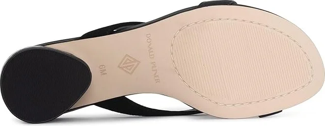 Donald Pliner Mida Women's Sandals Black : 5 M, Leather - Image 3