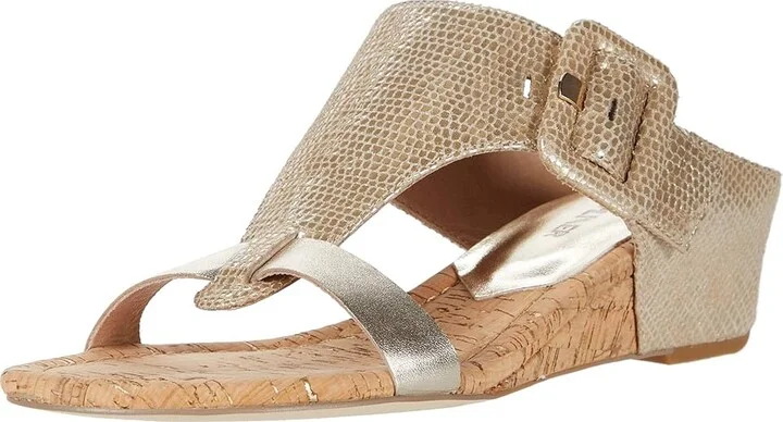 Donald Pliner Ofelia Women's Shoes Platino : 5.5 M, Leather - Image 2