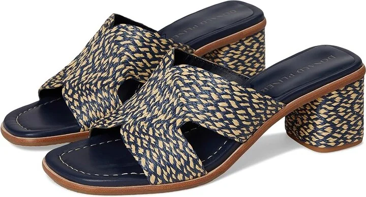 Donald Pliner Ohara Women's Sandals Navy Blue : 7.5 M