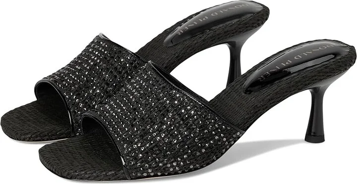 Donald Pliner Rikki Women's Sandals Black : 10 M, Synthetic