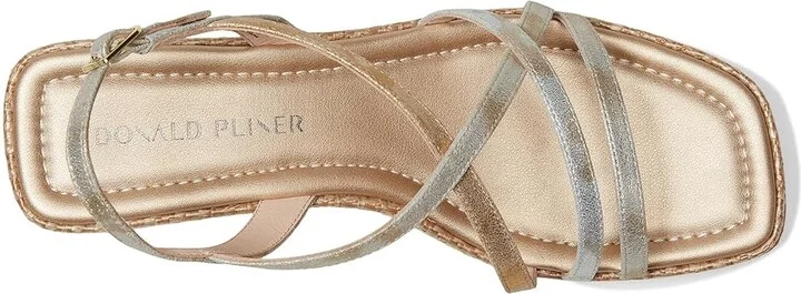 Donald Pliner Rosalie Women's Sandals Platino : 9.5 M, Leather - Image 2