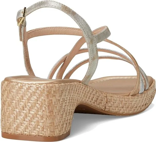 Donald Pliner Rosalie Women's Sandals Platino : 9.5 M, Leather - Image 4