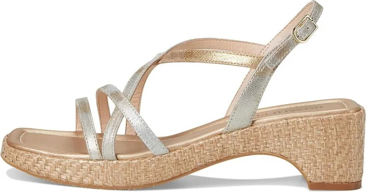 Donald Pliner Rosalie Women's Sandals Platino : 9.5 M, Leather - Image 6