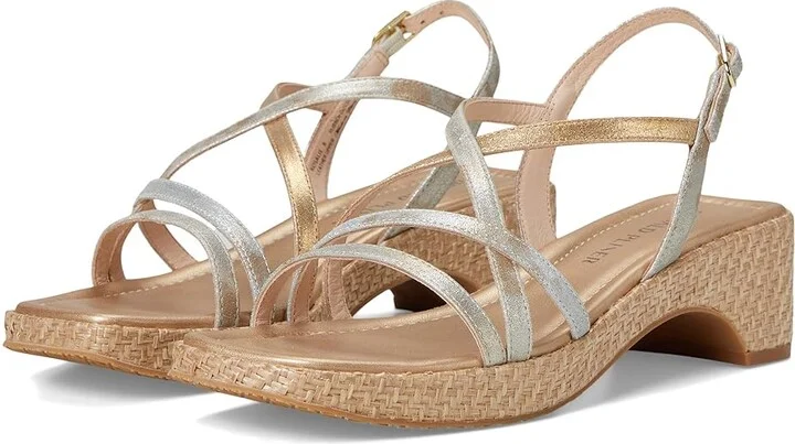 Donald Pliner Rosalie Women's Sandals Platino : 9.5 M, Leather