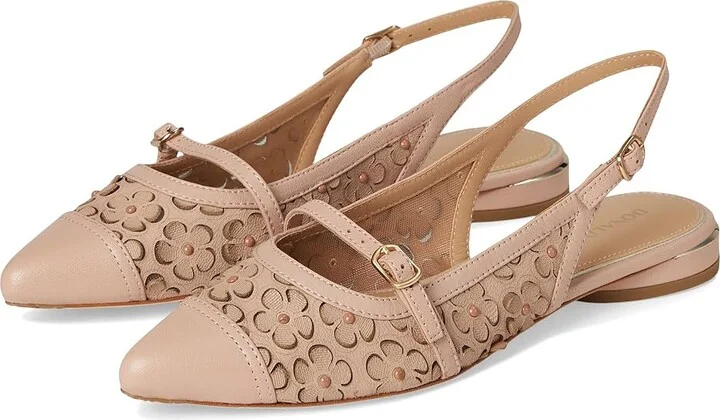 Donald Pliner Rozamay Women's Flat Shoes Rosette : 6.5 M, Leather