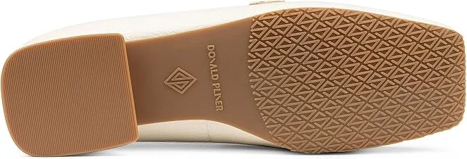 Donald Pliner Saeli Women's Flat Shoes Cream : 8.5 M, Leather - Image 3