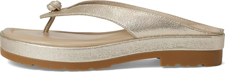 Donald Pliner Seena Women's Sandals Platino 2 : 5 M, Leather - Image 6