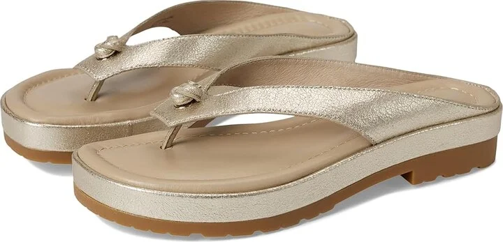 Donald Pliner Seena Women's Sandals Platino 2 : 5 M, Leather