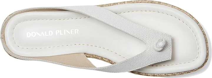 Donald Pliner Seena Women's Sandals Porcelain : 9.5 M, Leather - Image 2