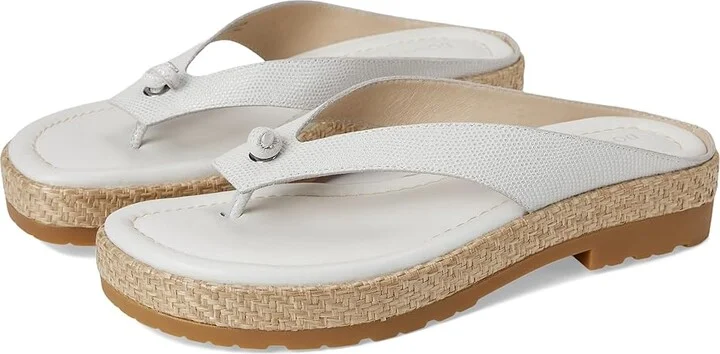 Donald Pliner Seena Women's Sandals Porcelain : 9.5 M, Leather