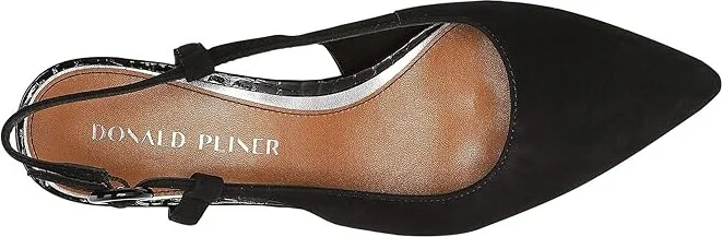 Donald Pliner Song High Women's Heels Black : 9.5 M, Suede - Image 2