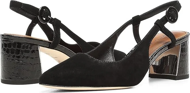 Donald Pliner Song High Women's Heels Black : 9.5 M, Suede