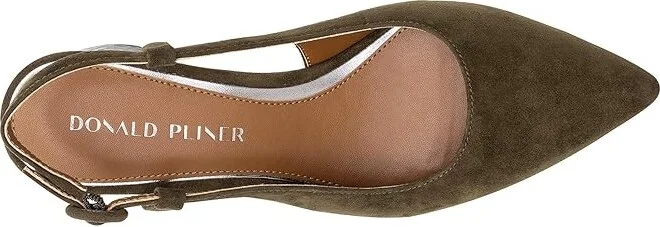 Donald Pliner Song High Women's Heels Military Green : 8 M, Suede - Image 2