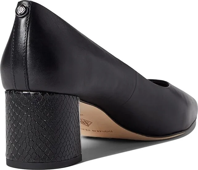 Donald Pliner Suzette Women's Shoes Black 1 : 6 M, Leather - Image 4