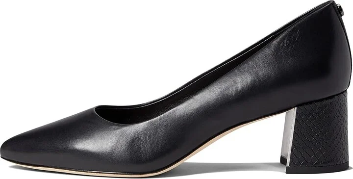 Donald Pliner Suzette Women's Shoes Black 1 : 6 M, Leather - Image 5