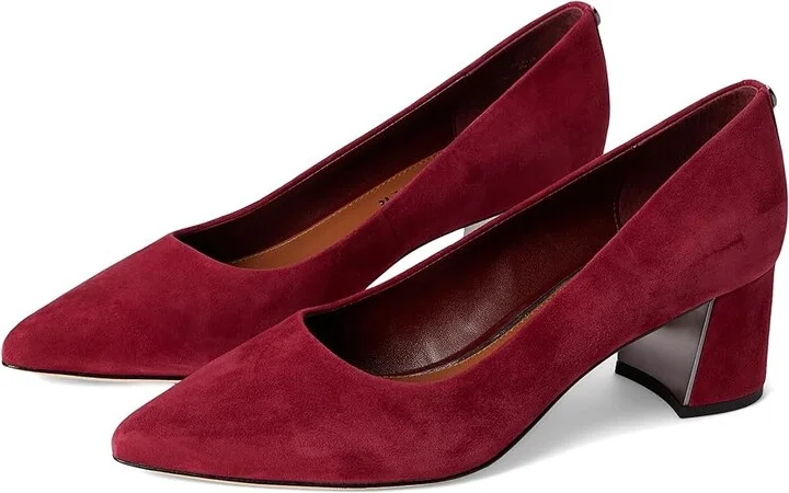 Donald Pliner Suzette Women's Shoes Bordeaux : 5.5 M, Leather