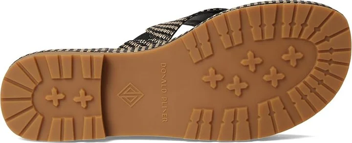 Donald Pliner Sylver Women's Sandals Black : 6.5 M, Synthetic - Image 3