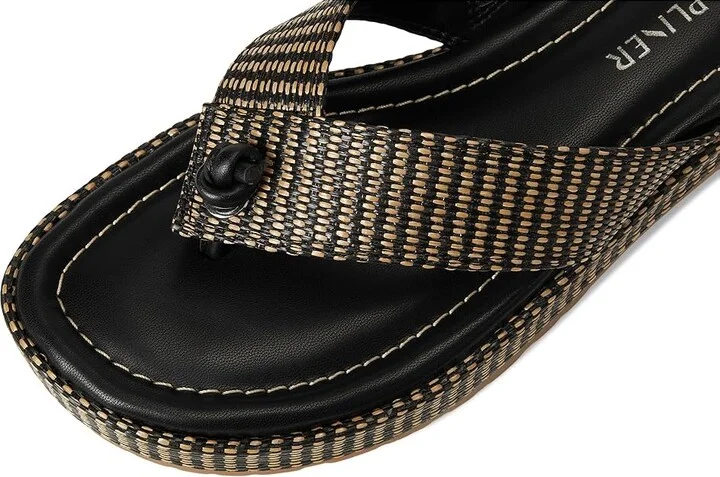 Donald Pliner Sylver Women's Sandals Black : 6.5 M, Synthetic - Image 7