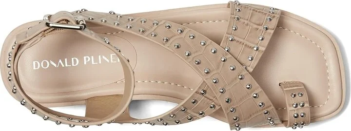 Donald Pliner Thalita Women's Sandals Sand : 9.5 M, Leather - Image 2