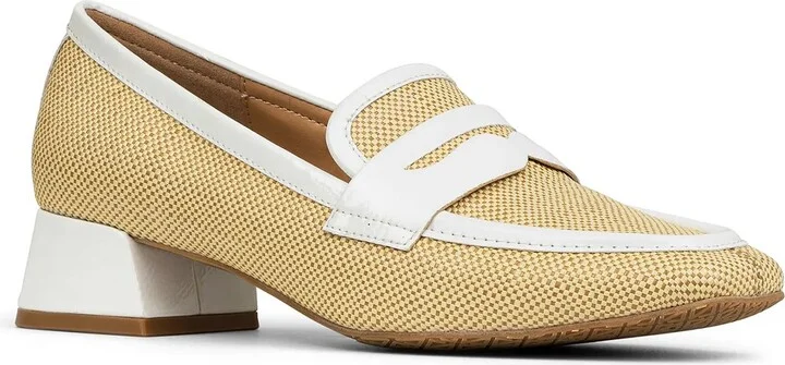 White/Beige Raffia