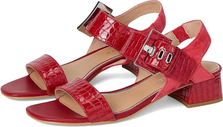 Donald Pliner Vixi Women's Shoes Tomato : 7.5 M, Leather