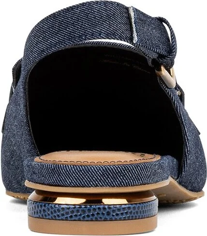 Donald Pliner Williamsdn Denim Chain Sling Loafer - Image 2