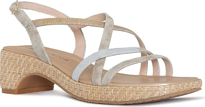 Donald Pliner Women's Slip On Strappy Espadrille High Heel Sandals
