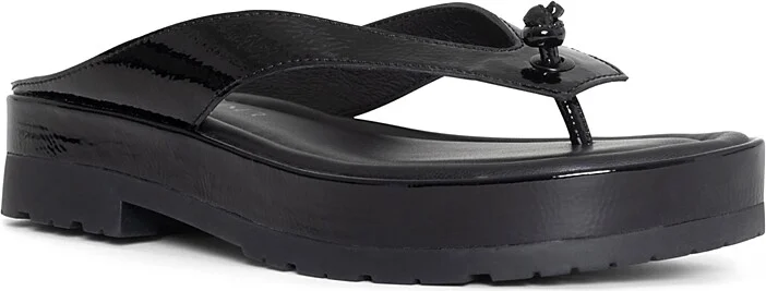 Donald Pliner Women's Slip On Thong Platform Sandals