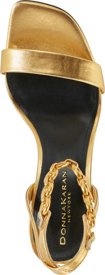 Donna Karan New York Women's Corin Chain Strap High Heel Sandals - Image 4