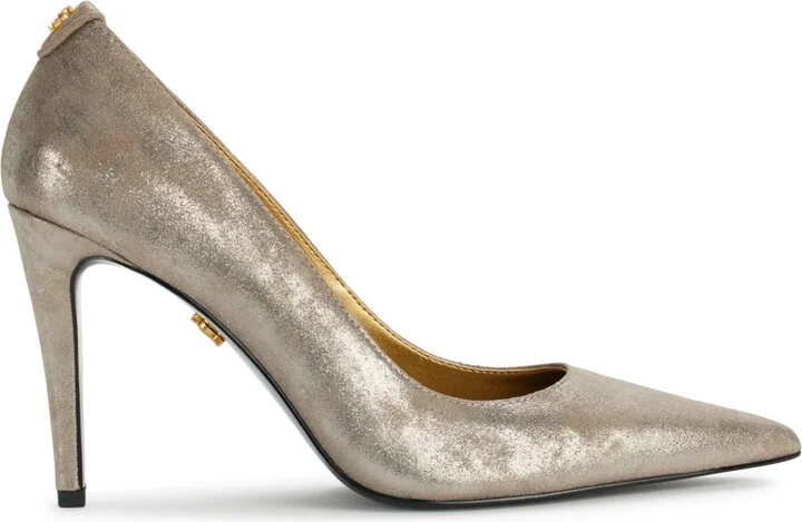 Donna Karan New York Women's Donna Pointed Toe Pumps - Cloud, Silver - Image 2