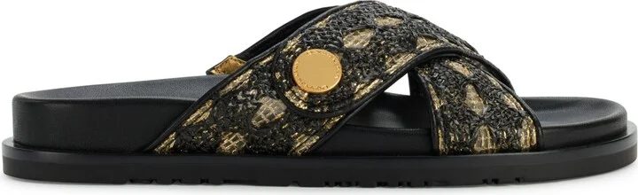 Donna Karan New York Women's Harisa X- Band Slip-On Flat Sandals - Image 2