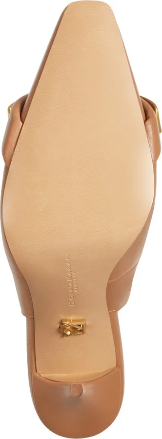 Donna Karan New York Women's Sayer Leather Square Toe Slingback Pumps - Image 5