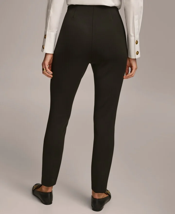 Donna Karan Women's High Rise Skinny Ankle Pants - Image 2