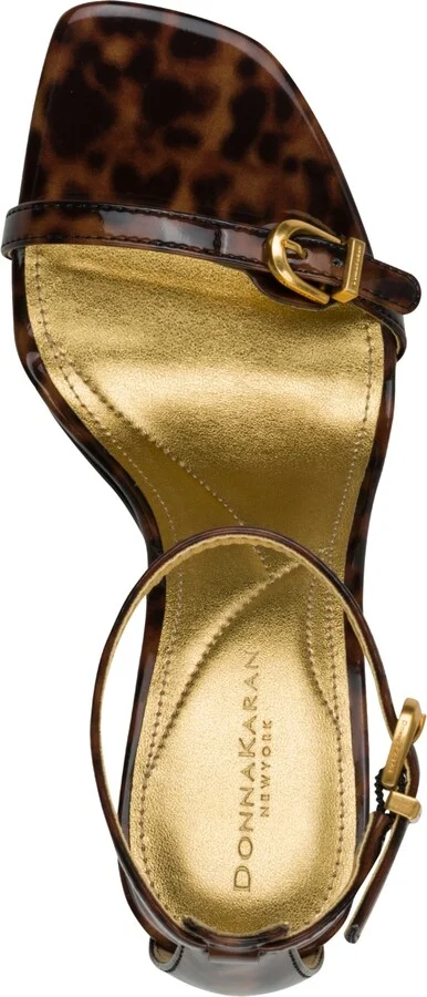 Donna Karan Women's Pryce Buckle Ankle-Strap Dress Sandals - Image 4