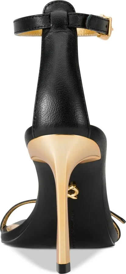 Donna Karan Women's Pryce Buckle Ankle-Strap Dress Sandals - Image 7