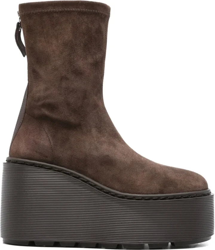 Donna suede platform boots