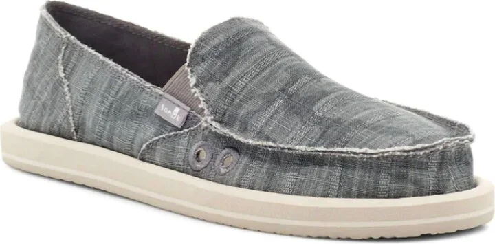 Donna Vintage Loafer In Charcoal/camo
