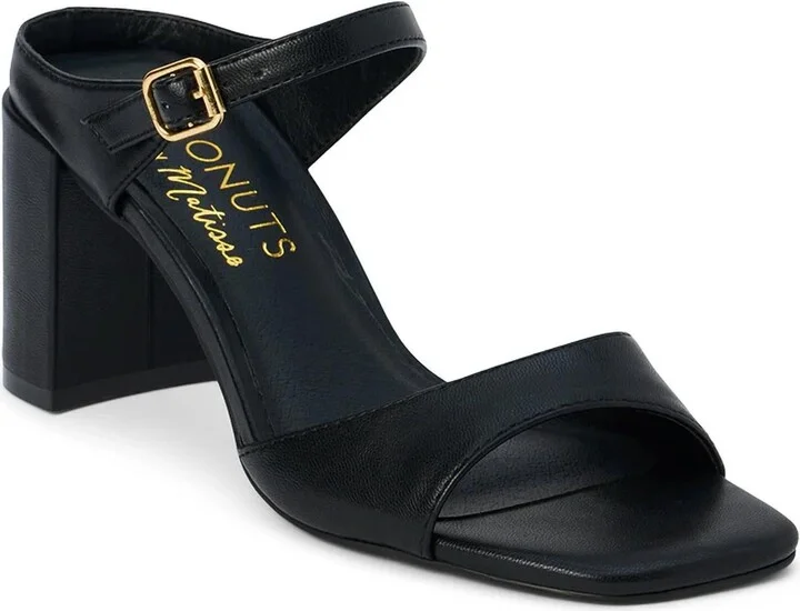 Donnie Heeled Sandal In Black