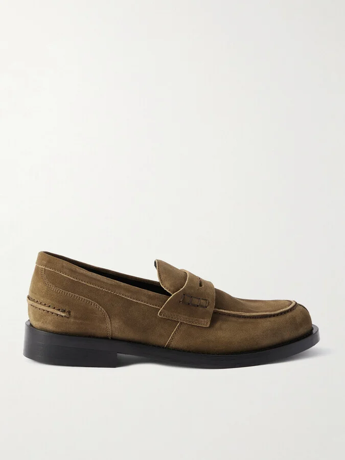 Donovan Suede Penny Loafers