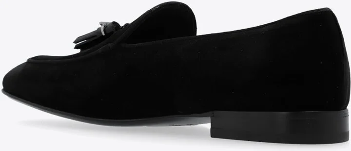 Donovan Tassel Velvet Loafers - Image 2