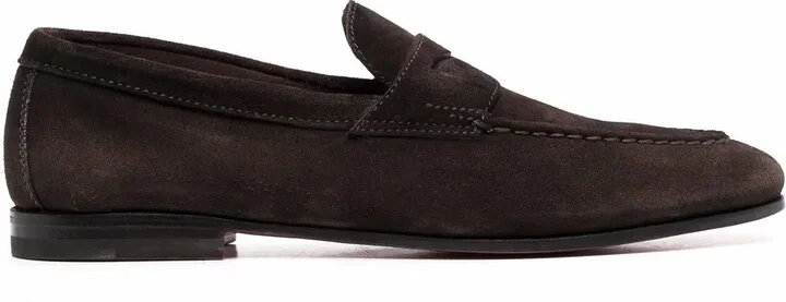Door suede loafers