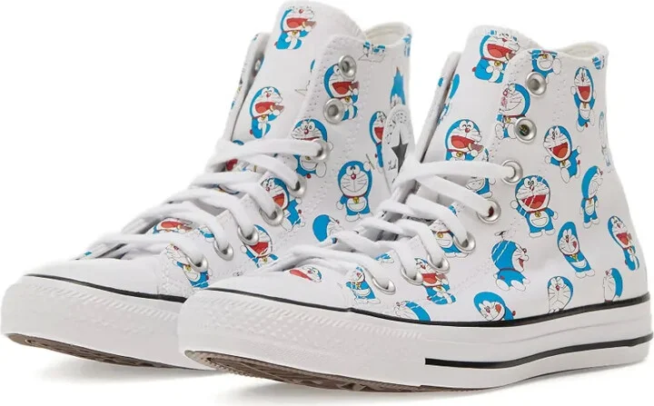 Doraemon Print High-Top Trainers - Image 2