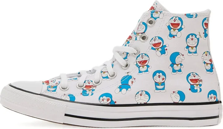 Doraemon Print High-Top Trainers