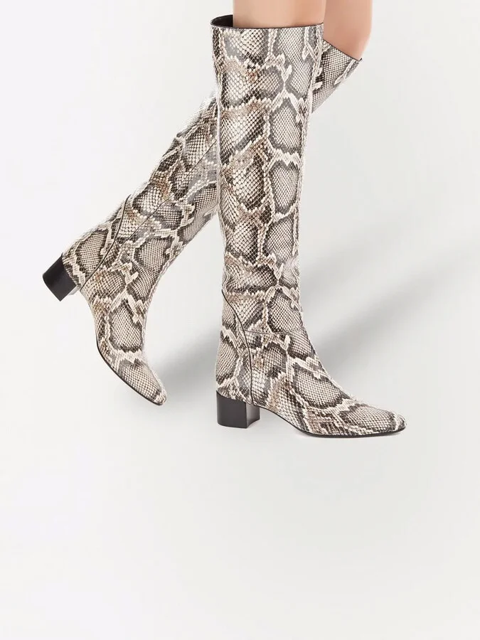 Doreen snakeskin-effect boots - Image 5