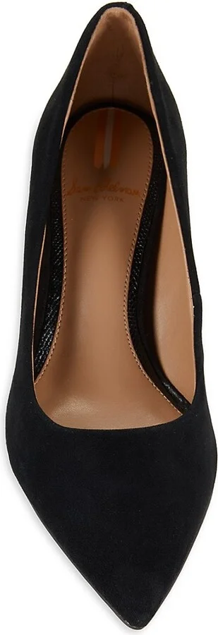 Dori 43MM Suede Kitten Heel Pumps - Image 5