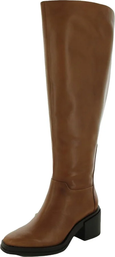 Dorica Womens Leather Wide Calf Over-The-Knee Boots