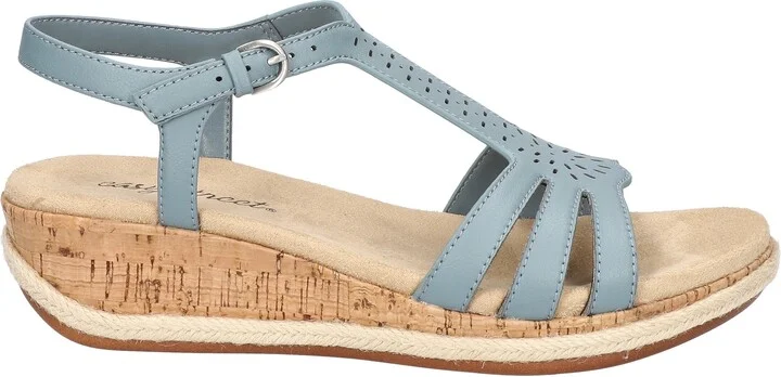 Dorinda T-Strap Wedge Sandal - Image 4